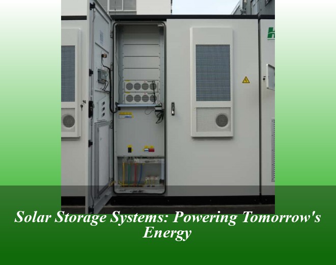 Solar Storage Systems: Powering Tomorrow's Energy